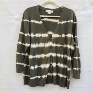 Michael Kors tie dye cardigan